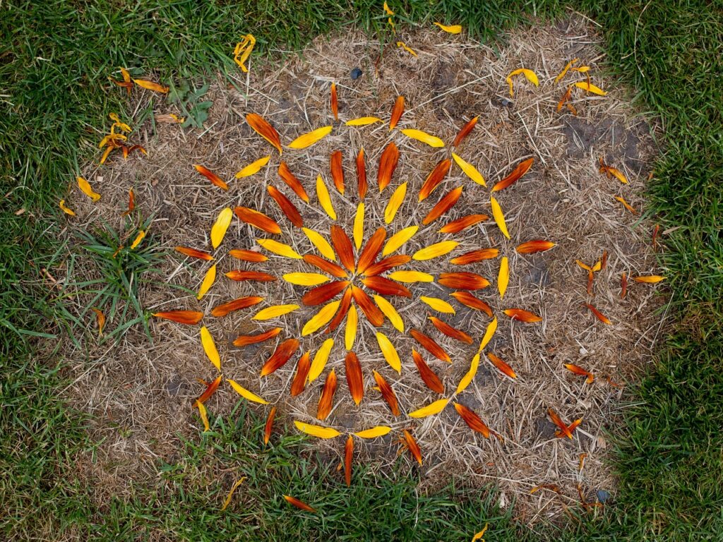 Gartenaktivitäten mit Kindern - Land Art